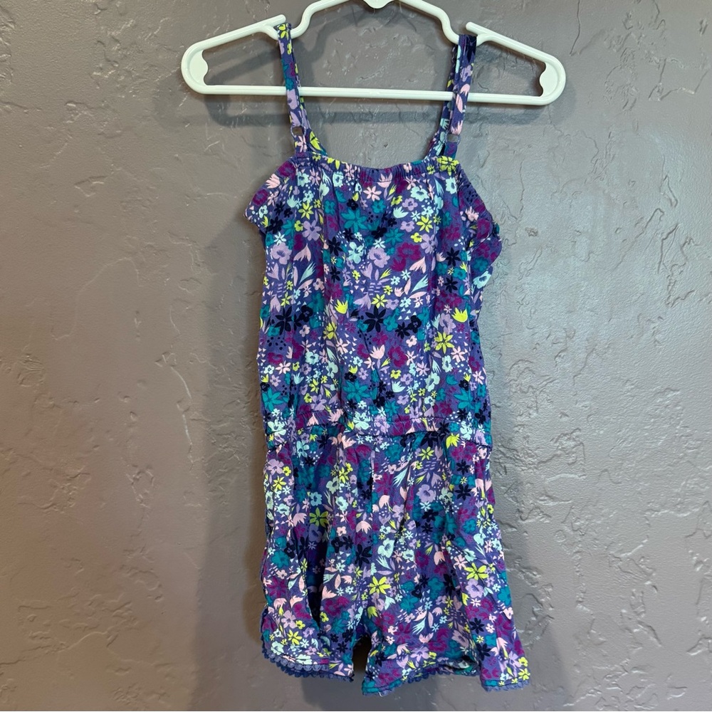 Cat & Jack Floral Romper - 4/5 - Picture 2 of 3